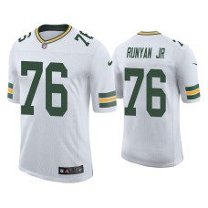 Men's Green Bay Packers #76 Vapor Limited Jon Runyan Jr. Packers White Jersey