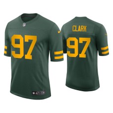 Men's Green Bay Packers #97 Kenny Clark Vapor Limited Green Jersey