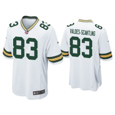 Men's Green Bay Packers #83 Marquez Valdes-Scantling White Game Jersey