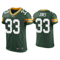 Men's Green Bay Packers #33 Aaron Jones Green Classic Vapor Elite Jersey