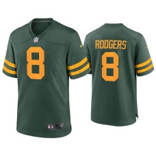 Men's Green Bay Packers #8 Amari Rodgers Green Alternate Game Jersey