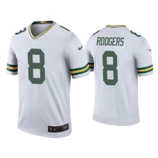 Men's Green Bay Packers #8 Color Rush Legend Amari Rodgers White Jersey