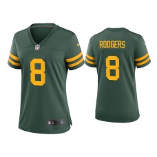 Women's Green Bay Packers #8 Amari Rodgers Green Alternate Game Jersey