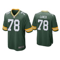 Men's Green Bay Packers #78 Cole Van Lanen Green Game Jersey