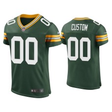 Men's Green Bay Packers #00 Custom Green Classic Vapor Elite Jersey