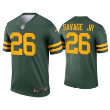 Men's Green Bay Packers #26 Darnell Savage Jr. Green Alternate Legend Jersey