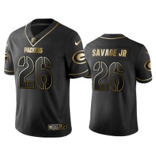 Men's Green Bay Packers #26 2019 Golden Edition Vapor Limited Packers Darnell Savage Jr. Black Jersey