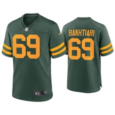 Men's Green Bay Packers #69 David Bakhtiari Green Alternate Game Jersey