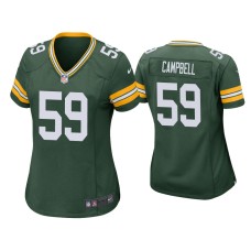 Women's Green Bay Packers #59 De'Vondre Campbell Green Game Jersey