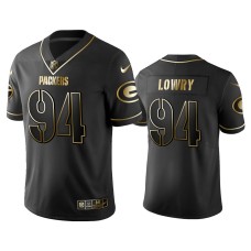 Men's Green Bay Packers #94 2019 Golden Edition Vapor Untouchable Limited Dean Lowry Black Jersey - Men's