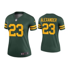 Women's Green Bay Packers #23 Jaire Alexander Green Alternate Legend Jersey