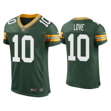 Men's Green Bay Packers #10 Jordan Love Green Classic Vapor Elite Jersey