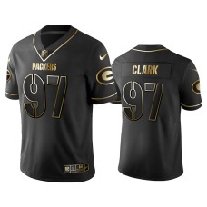 Men's Green Bay Packers #97 2019 Golden Edition Vapor Untouchable Limited Kenny Clark Black Jersey - Men's