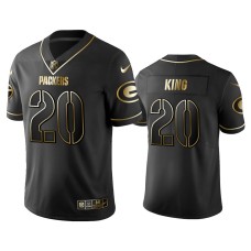 Men's Green Bay Packers #20 2019 Golden Edition Vapor Untouchable Limited Kevin King Black Jersey - Men's