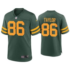 Men's Green Bay Packers #86 Malik Taylor Green Alternate Game Jersey