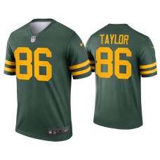 Men's Green Bay Packers #86 Malik Taylor Green Alternate Legend Jersey