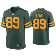 Men's Green Bay Packers #89 Marcedes Lewis Green Alternate Game Jersey