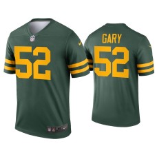 Men's Green Bay Packers #52 Rashan Gary Green Alternate Legend Jersey