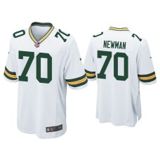 Men's Green Bay Packers #70 Royce Newman White Game Jersey