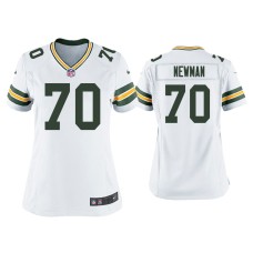 Women's Green Bay Packers #70 Royce Newman White Game Jersey