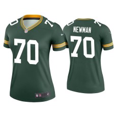 Women's Green Bay Packers #70 Royce Newman Green Legend Jersey