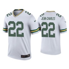 Men's Green Bay Packers #22 Color Rush Legend Shemar Jean-Charles White Jersey