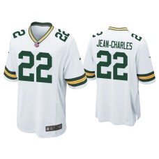 Men's Green Bay Packers #22 Shemar Jean-Charles White Game Jersey