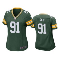 Women's Green Bay Packers #91 Preston Smith Green Game Jersey