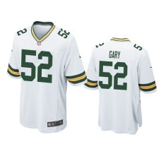 Men's Green Bay Packers #52 Rashan Gary White NFL Draft Game Jersey