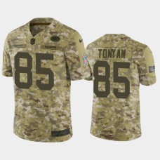 Men's Green Bay Packers #85 Robert Tonyan Nike Salute to Service Jersey - Camo