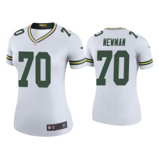 Women's Green Bay Packers #70 Color Rush Legend Royce Newman White Jersey