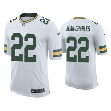 Men's Green Bay Packers #22 Shemar Jean-Charles Vapor Limited White Jersey