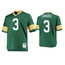 Men's Green Bay Packers #3 Tony Canadeo Green Throwback Retired Jersey