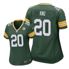 Women's Green Bay Packers #20 Green Kevin King Nike 100th Anniversary Jersey