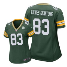 Women's Green Bay Packers #83 Green Marquez Valdes-Scantling Nike 100th Anniversary Jersey