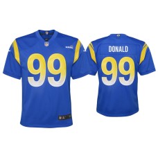 Youth Los Angeles Rams #99 2020 Aaron Donald Royal Game Jersey