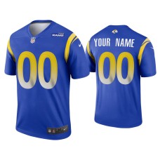 Men's Los Angeles Rams #00 2020 Custom Royal Legend Jersey