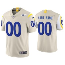 Men's Los Angeles Rams #00 2020 Custom White Vapor Limited Jersey