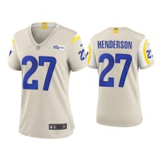 Women's Los Angeles Rams #27 2020 Darrell Henderson Bone Game Jersey