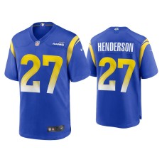 Men's Los Angeles Rams #27 2020 Darrell Henderson Royal Game Jersey