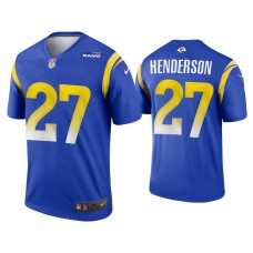 Men's Los Angeles Rams #27 2020 Darrell Henderson Royal Legend Jersey