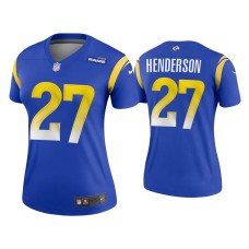 Women's Los Angeles Rams #27 2020 Darrell Henderson Royal Legend Jersey