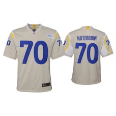 Youth Los Angeles Rams #70 2020 Joseph Noteboom Bone Game Jersey