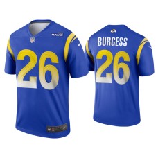 Men's Los Angeles Rams #26 2020 Terrell Burgess Royal Legend Jersey