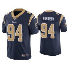 Men's Los Angeles Rams #94 Vapor Limited A'Shawn Robinson Navy Jersey