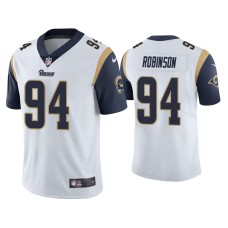 Men's Los Angeles Rams #94 Vapor Limited A'Shawn Robinson White Jersey