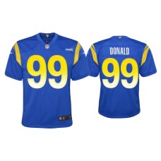 Youth Los Angeles Rams #99 Aaron Donald Royal Game Jersey