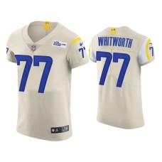 Men's Los Angeles Rams #77 Andrew Whitworth Cream Vapor Elite Jersey