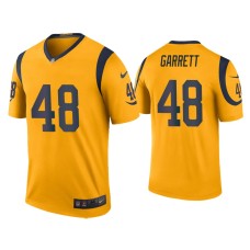 Men's Los Angeles Rams #48 Color Rush Legend Chris Garrett Gold Jersey