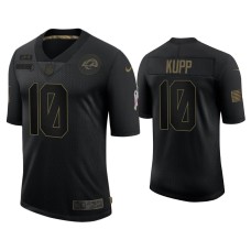 Men's Los Angeles Rams #10 Cooper Kupp Black 2020 Salute to Service Limited Jersey